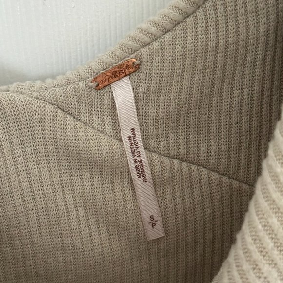 Free People Marley Top in Oatmeal - Picture 3 of 3